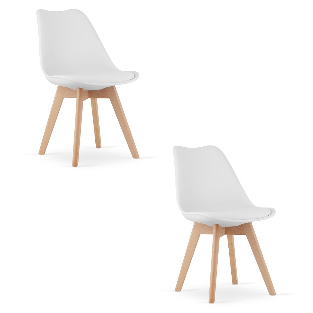 MARK Stuhl Weiß x 2
