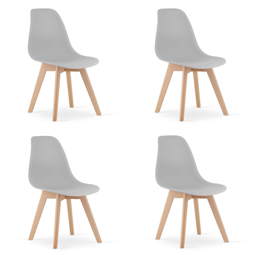 KITO Stuhl – grau x 4