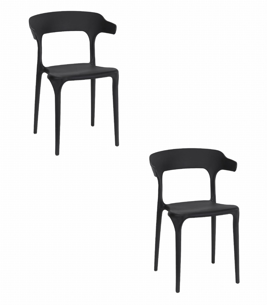 ULME Stuhl – Schwarz x 2