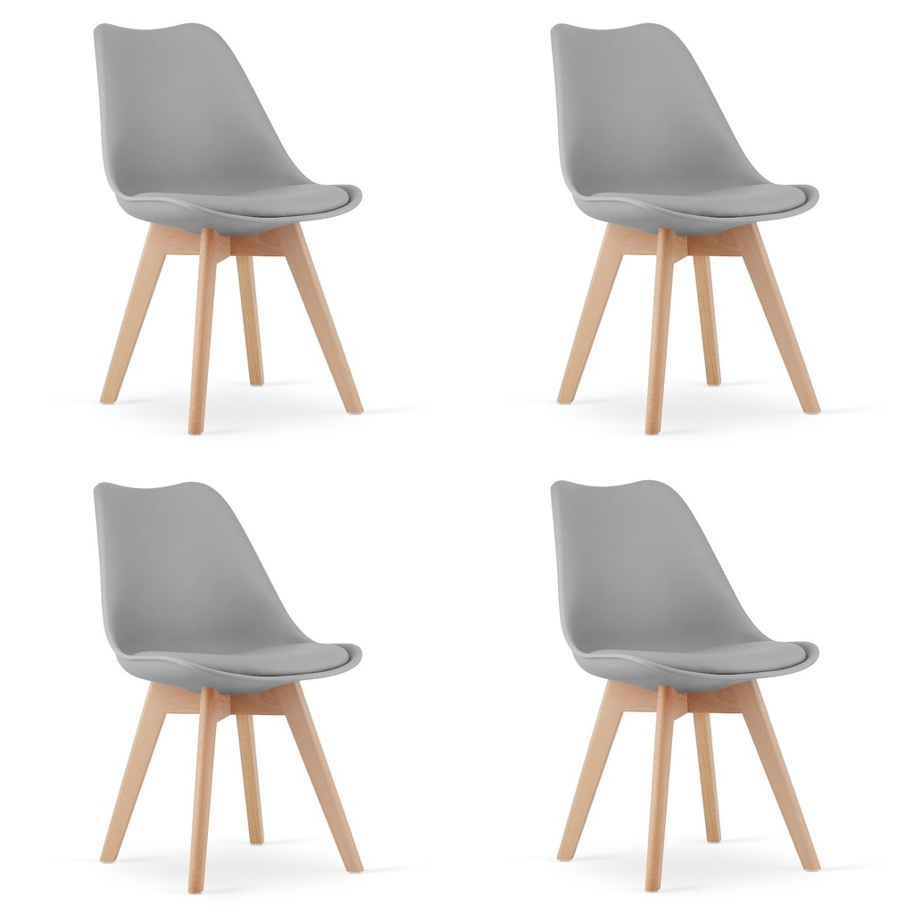 MARK Stuhl Grau x 4