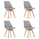 MARK Stuhl Grau x 4