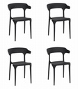 ULME Stuhl – Schwarz x 4