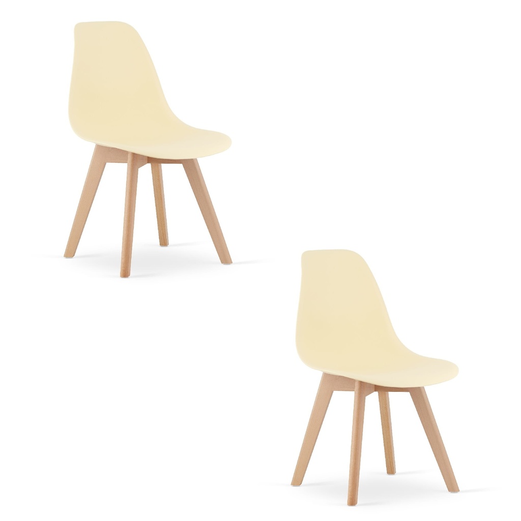KITO Stuhl - Creme x 2