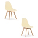 KITO Stuhl - Creme x 2