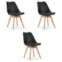 MARK Stuhl Schwarz x 3