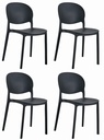 RAWA Stuhl – Schwarz x 4