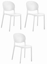 RAWA Stuhl – weiß x 3