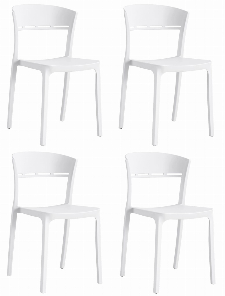 COCO Stuhl – weiß x 4