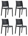 KLEM Stuhl – Schwarz x 4