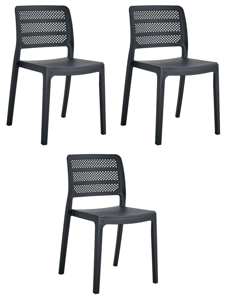 PAGI Stuhl – Schwarz x 3