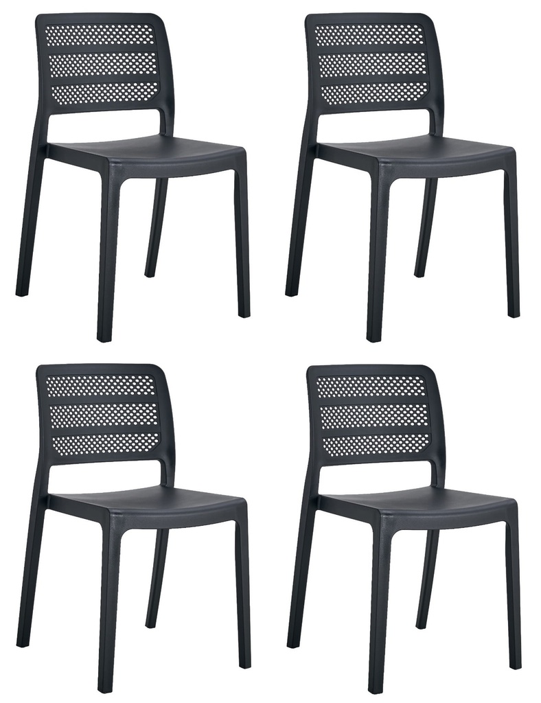 PAGA Stuhl - Schwarz x 4
