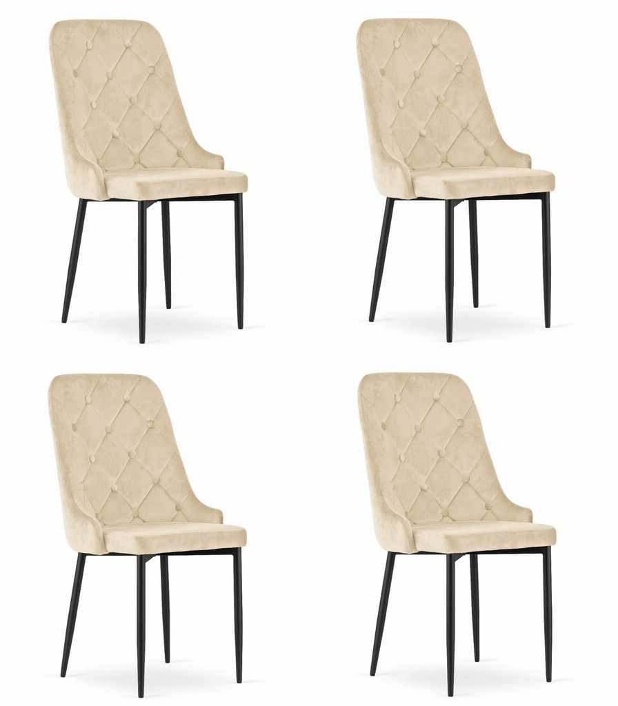 CAPRI Stuhl - Beige x 4