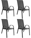 SOFIA Stuhl – dunkelgrau x 4
