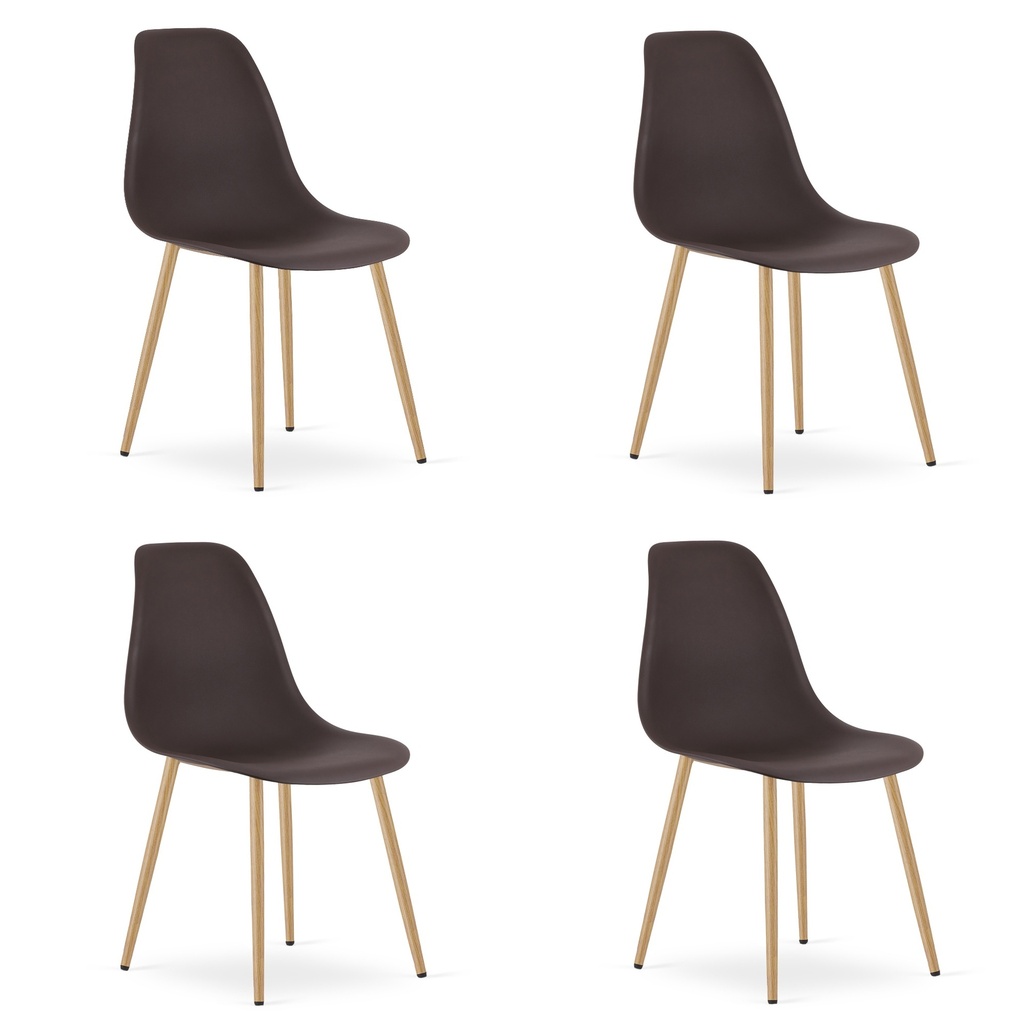 WAT Kaffeestuhl / natürliche Beine x 4
