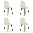 ASTI Stuhl – beige Samt x 4