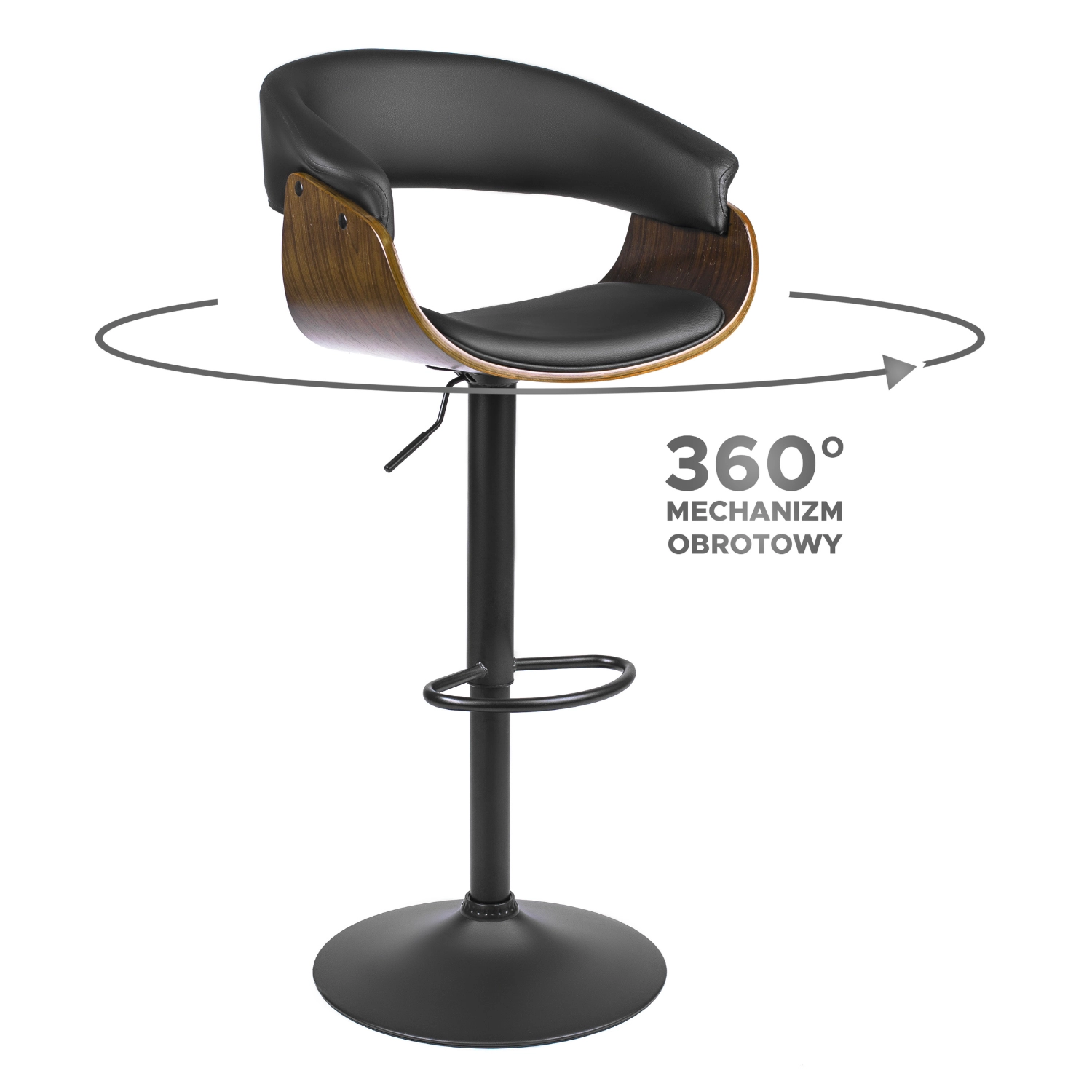 NEVADA Drehhocker, Öko-Leder