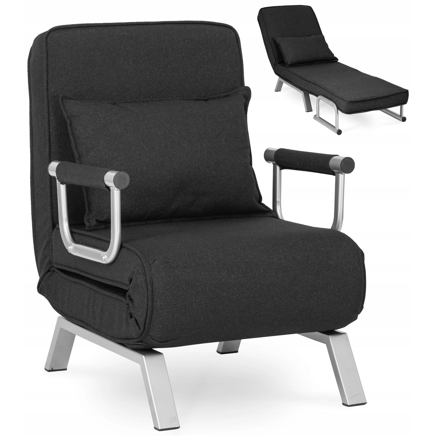 [ME.BART/CZ/T/FW] BART Liegesessel Schwarz