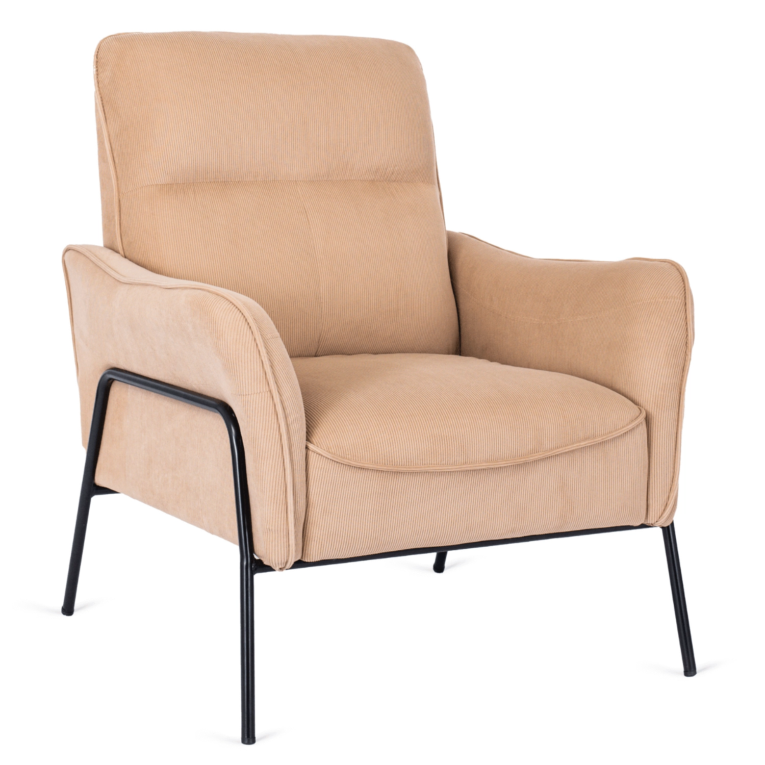 [ME.ALBERTO/BZ/T/FW] ALBERTO Beige Lounge-Sessel