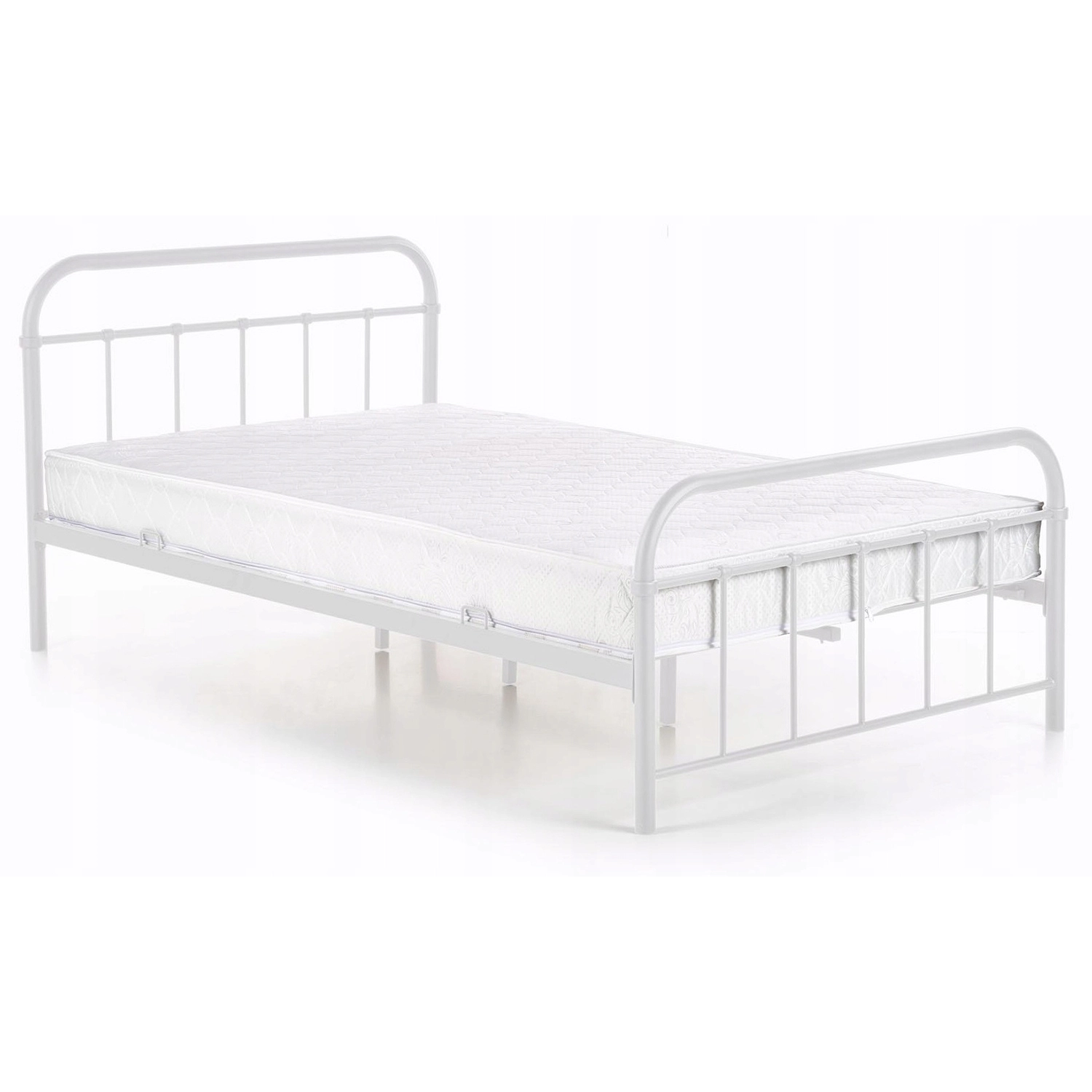 [ME.PABLO/120/B/LOZ] PABLO Metallbett 120x200 Weiß