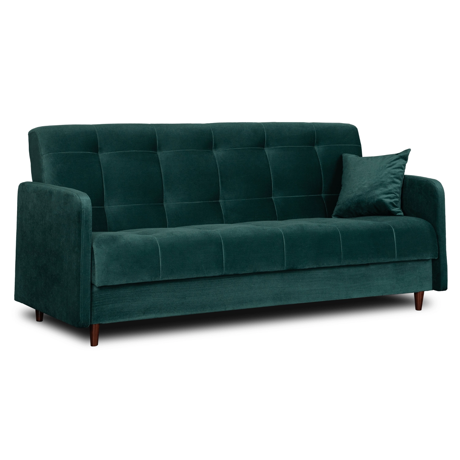 TIVOLI Klappsofa aus grünem Samt