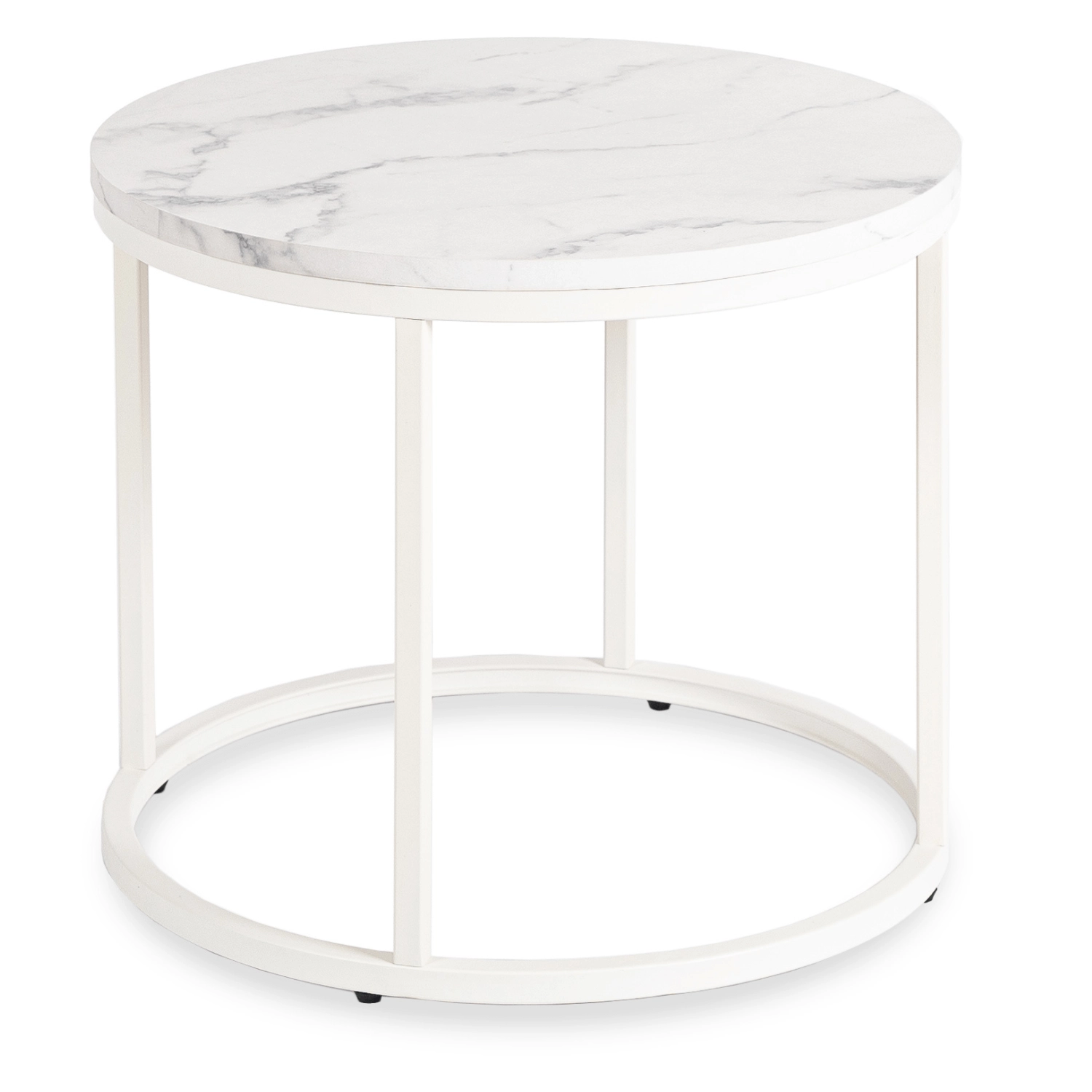 AGNES weißer Marmortisch