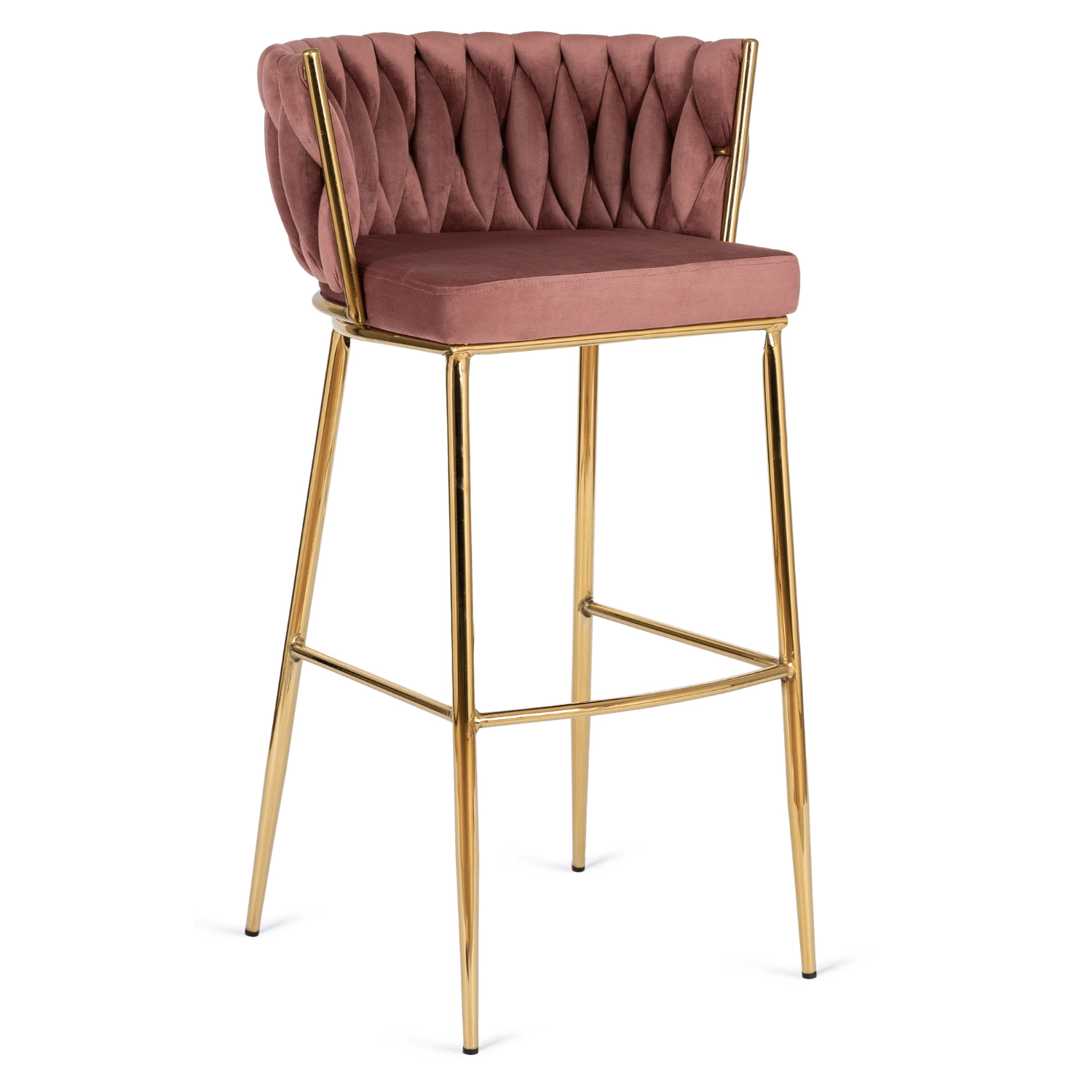 FLORES 2 rosa Samthocker