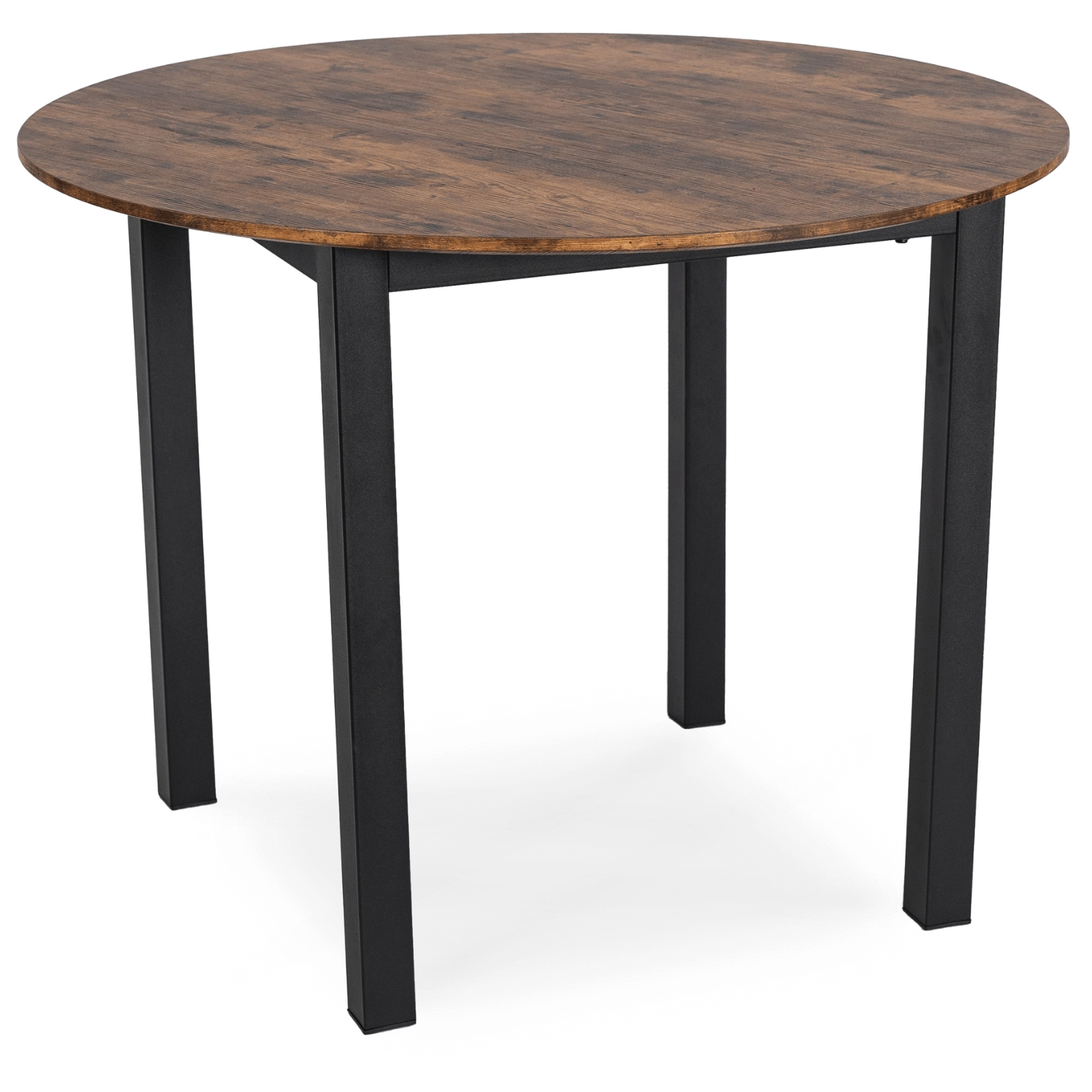 TEO Tisch 100 cm Rustikale Eiche/Schwarz