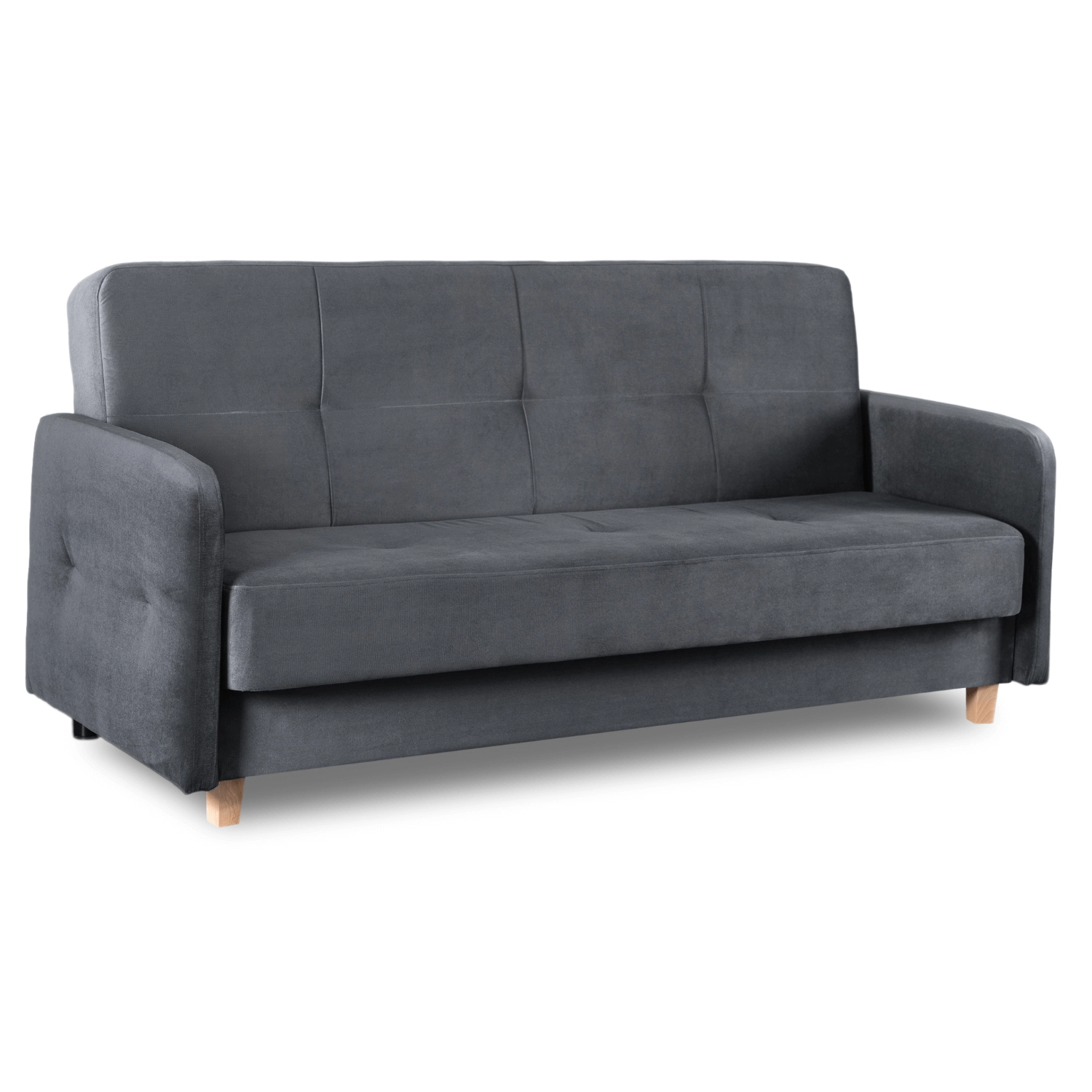 CUBA Graues Klappsofa