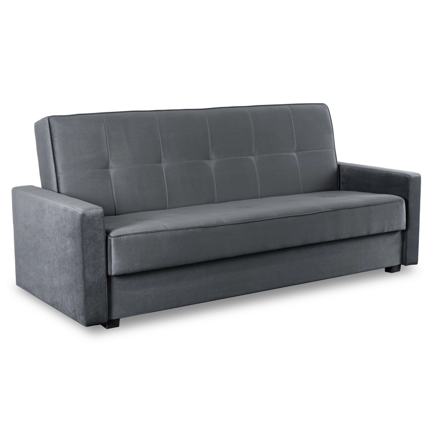 ALUNA Graues Klappsofa