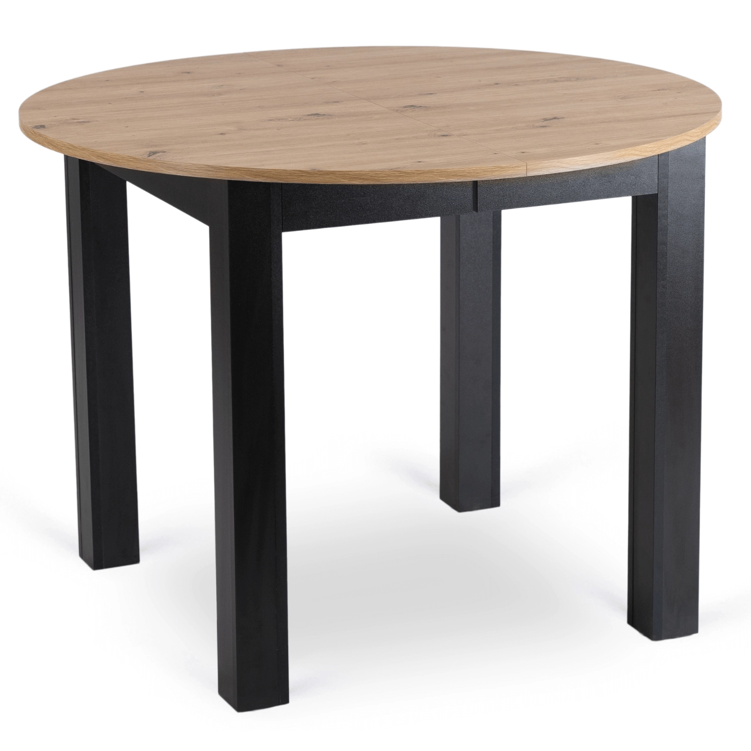 HARRY ausziehbarer Tisch 102-142 cm Artisan Oak/Schwarz