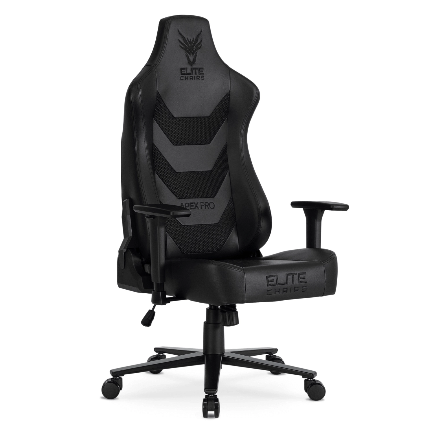 APEX Schwarzer drehbarer Gaming-Stuhl