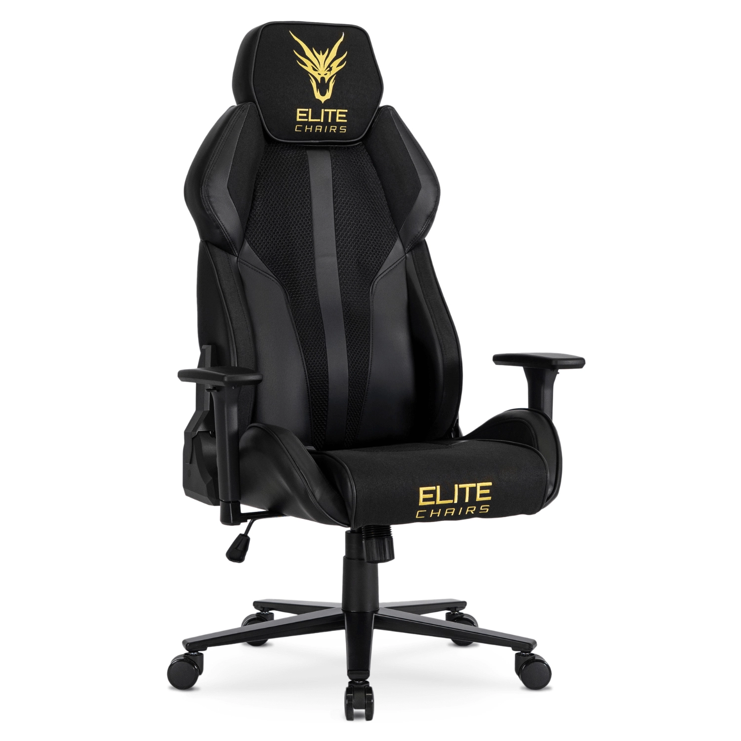 NEXON Drehbarer Gaming-Stuhl Schwarz/Gelb