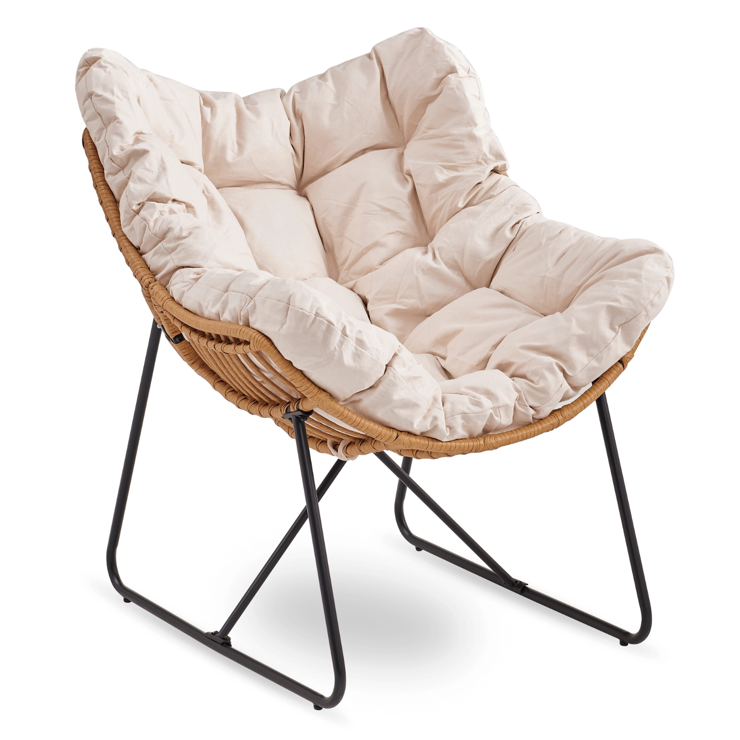 FIN Beige Lounge-Sessel