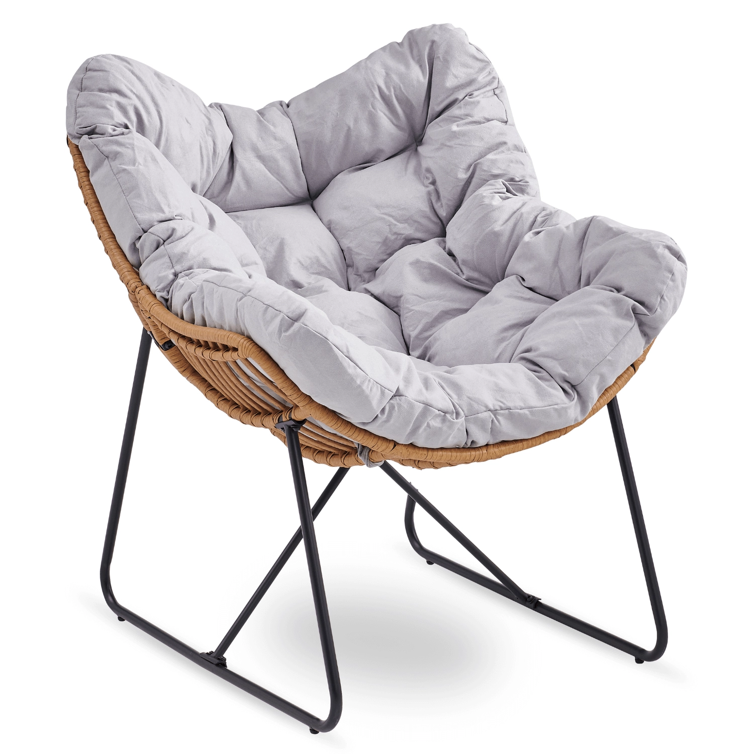 [ME.FIN/P/T/FW] FIN Grauer Loungesessel