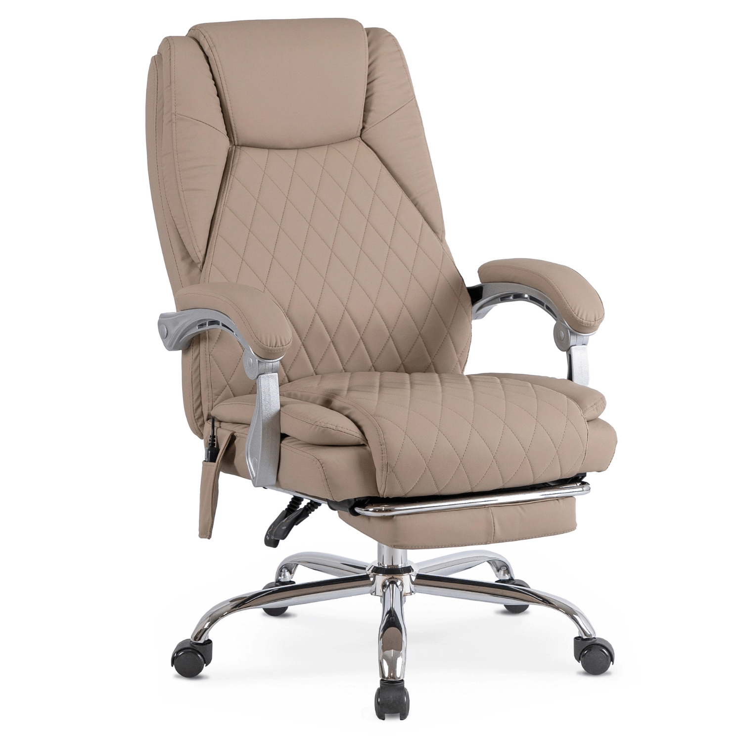 [ME.GIORGIO/BZ/E/FO] GIORGIO beheizter Massage-Drehstuhl, Beige