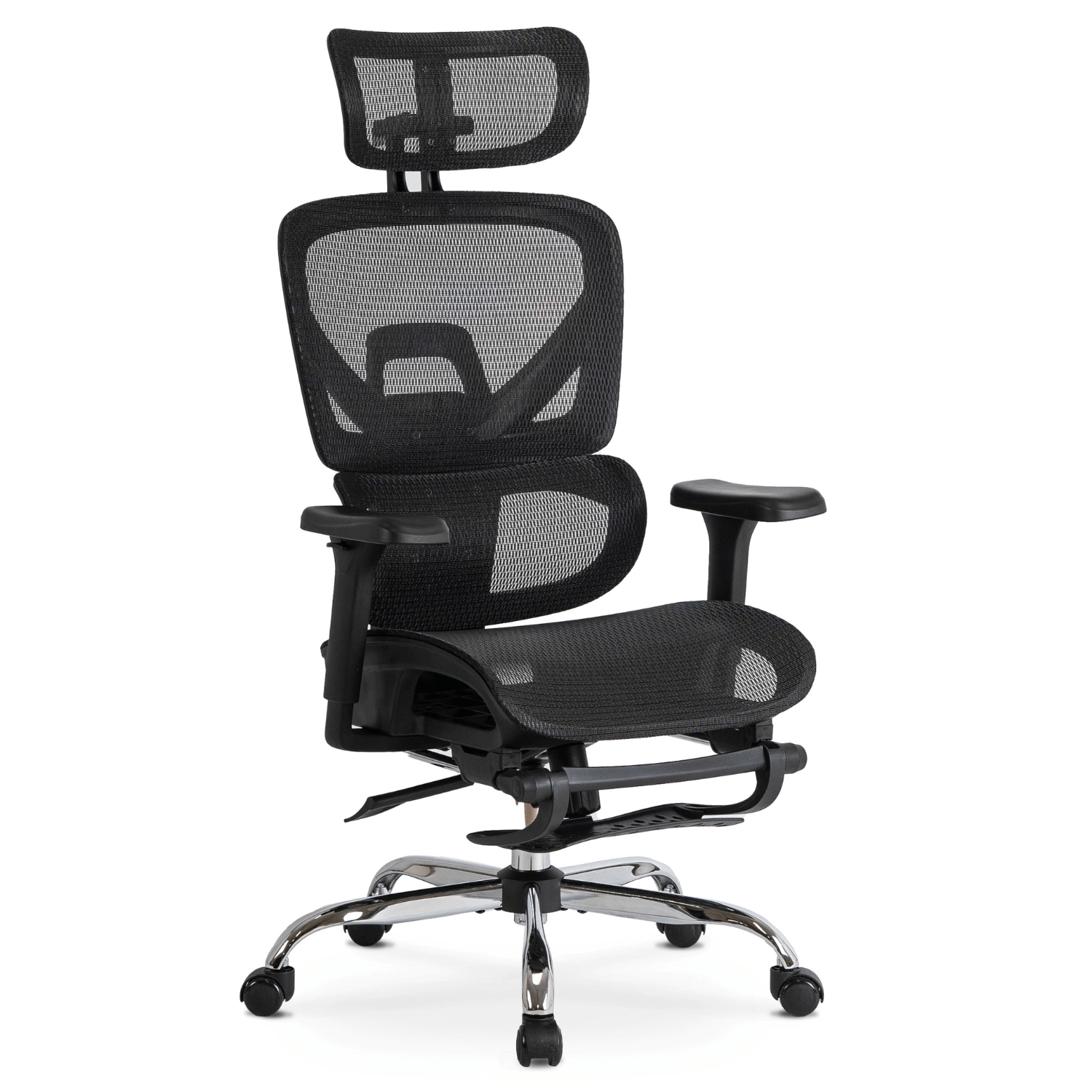 KAIR Ergonomischer Drehstuhl Schwarz