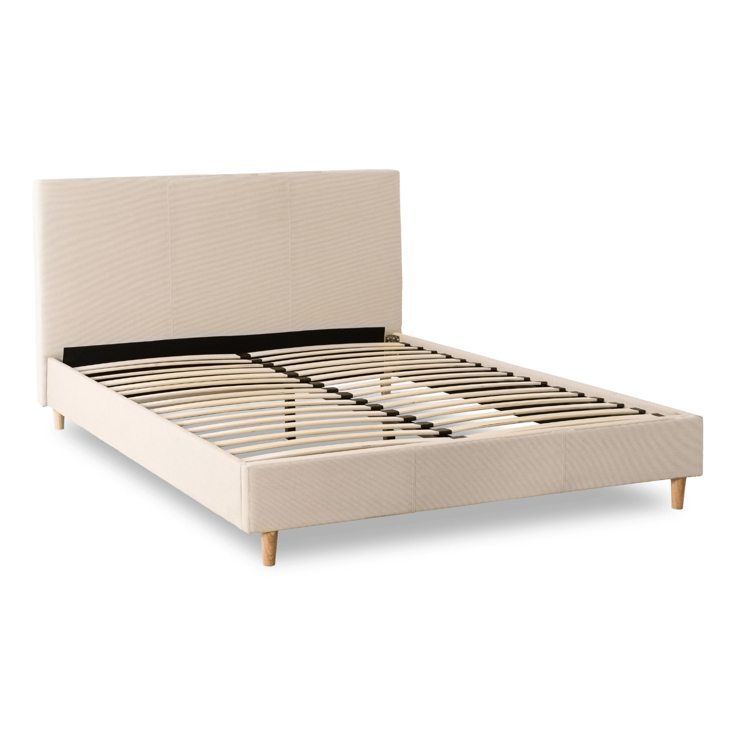 Bett 140x200 KIOTO Beige Cord