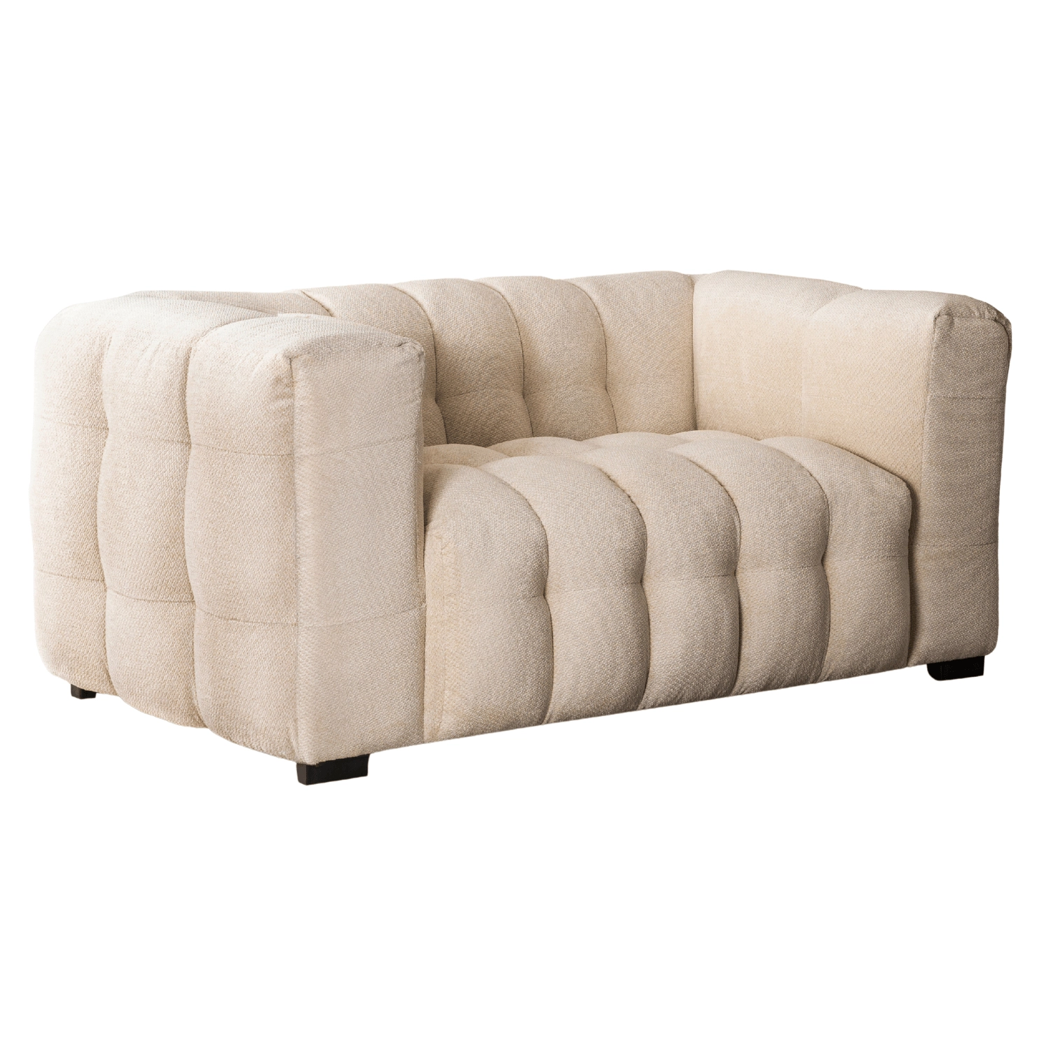 MODERNO 2S Zweisitzer-Sofa, Creme