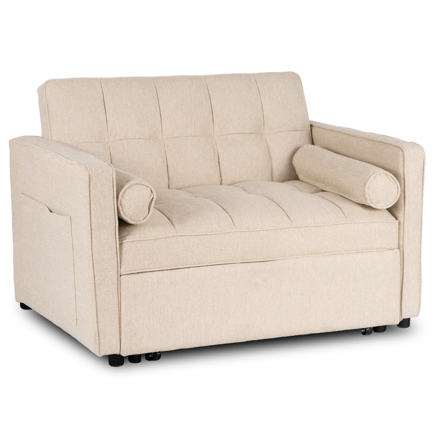 CORRA Klappsessel zum Schlafen, Beige