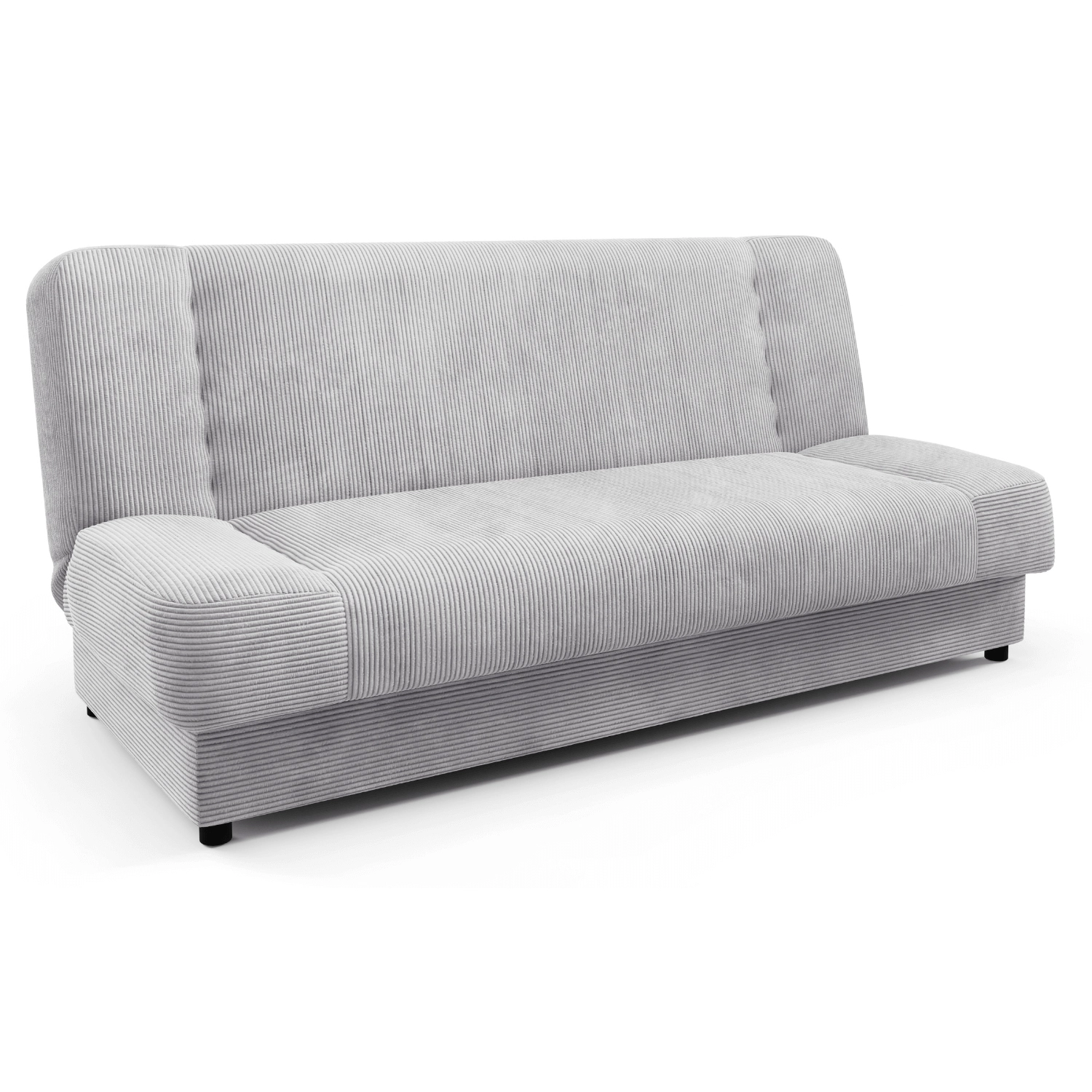 PIANO Klappsofa aus grauem Cord