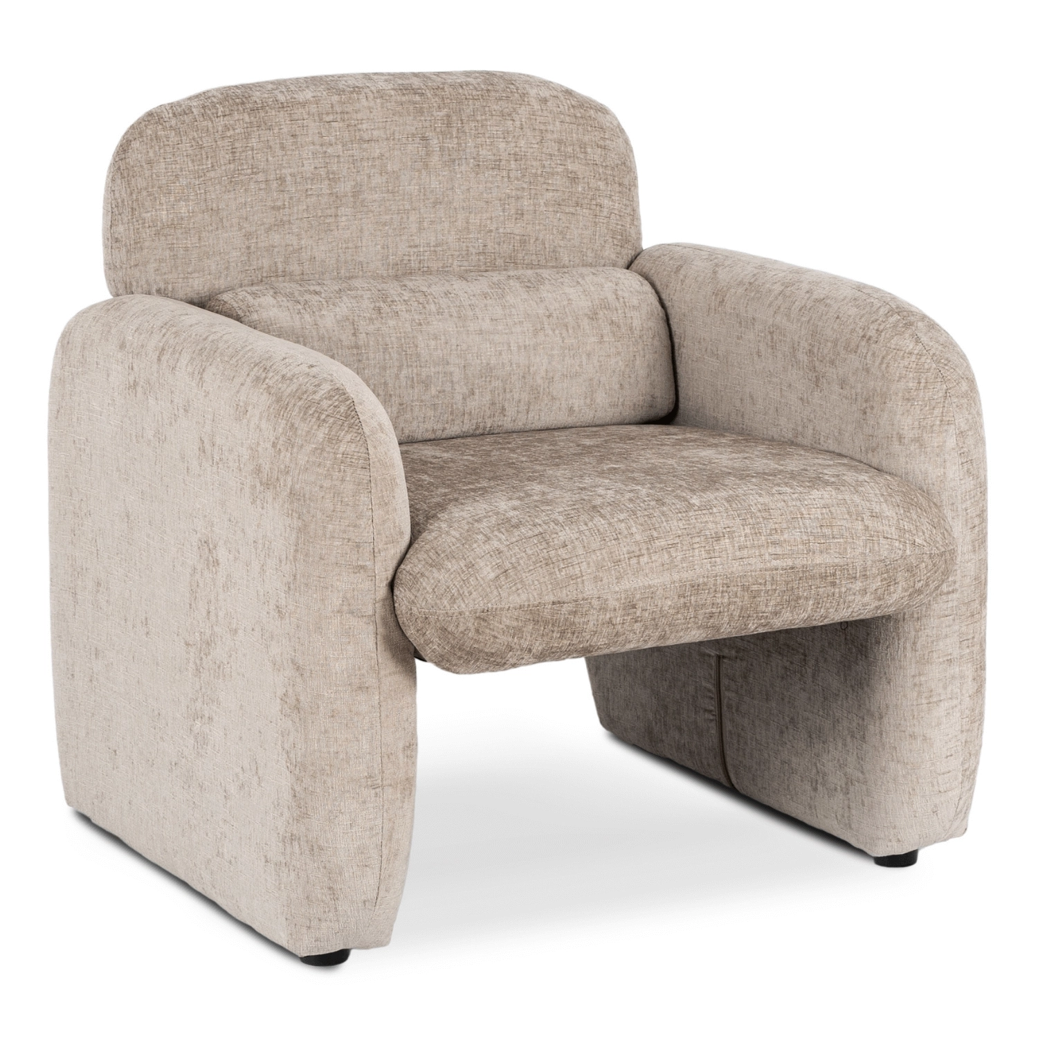 Beigefarbener Loungesessel TOGO