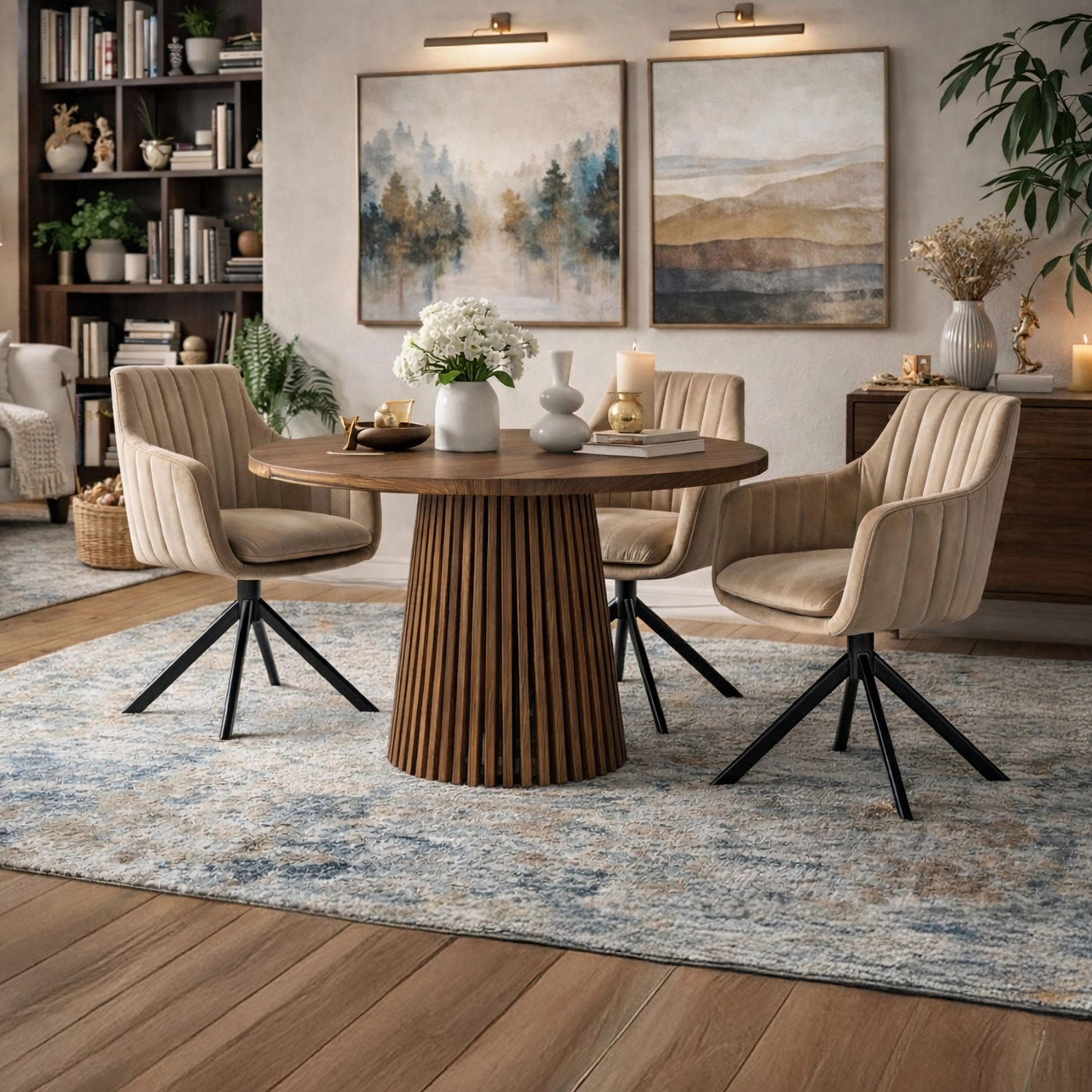 ADRIEN ausziehbarer Tisch 120-200 cm Walnuss