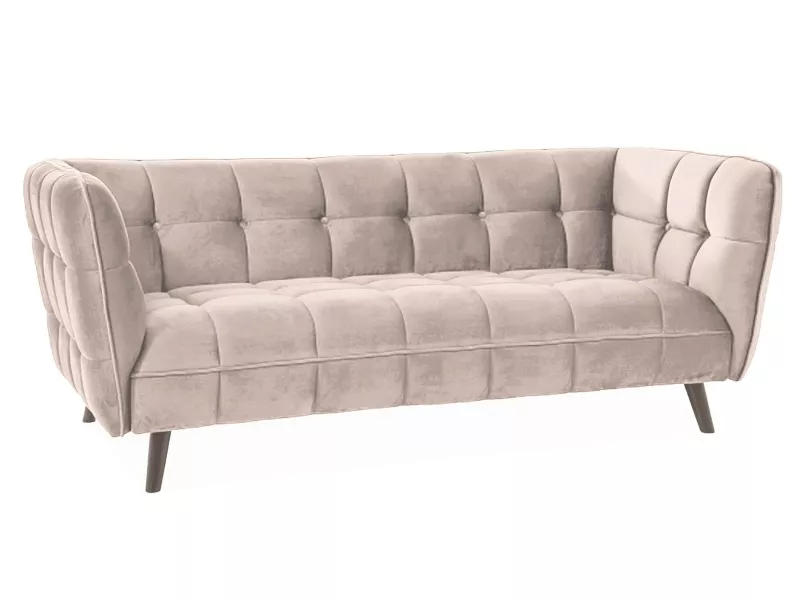 Castello Velvet 3 Sofa