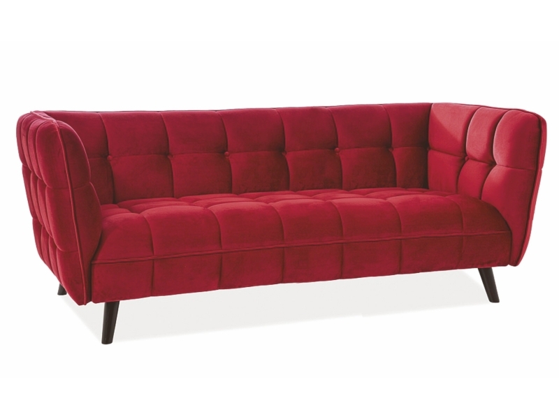 Castello Velvet 3 Sofa