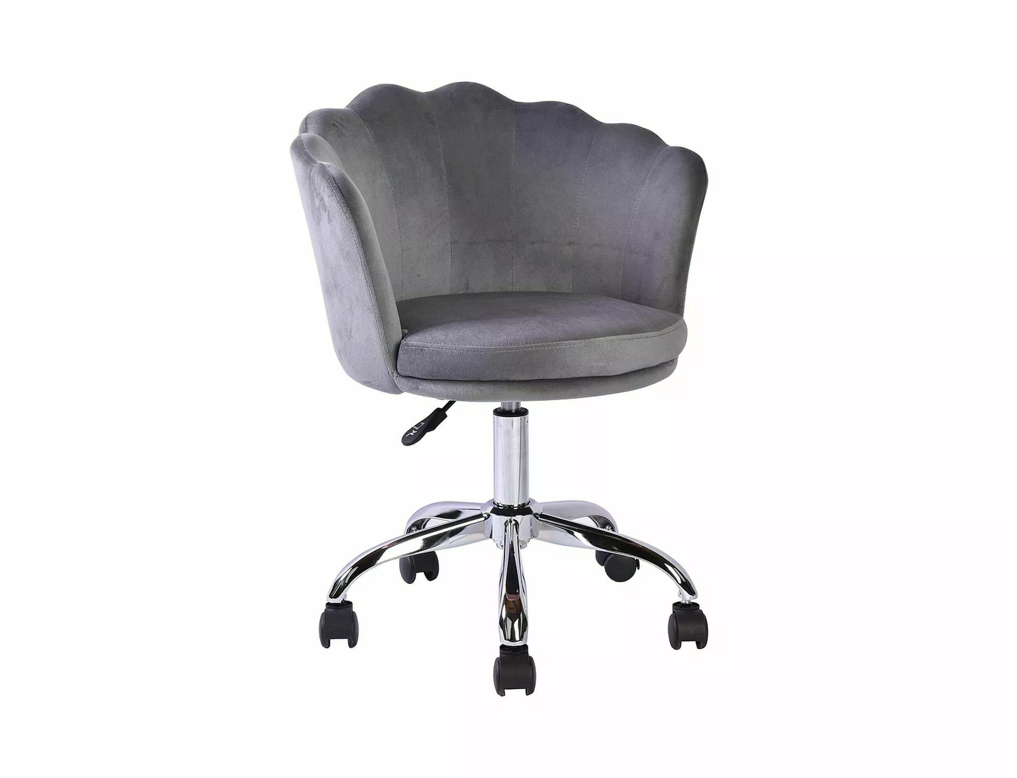 Drehsessel aus rosafarbenem Samt