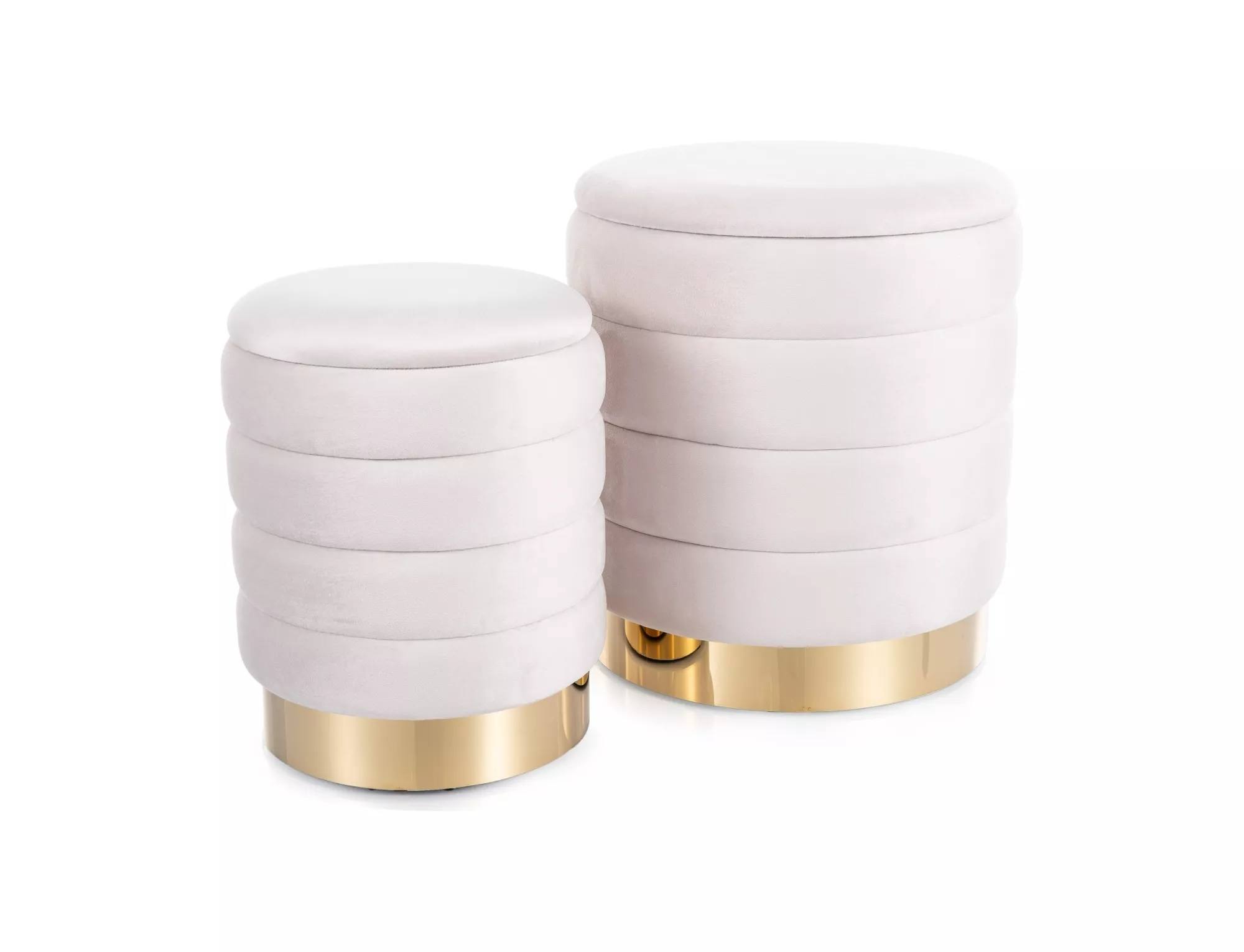 Britta Velvet Pouffe (Set)