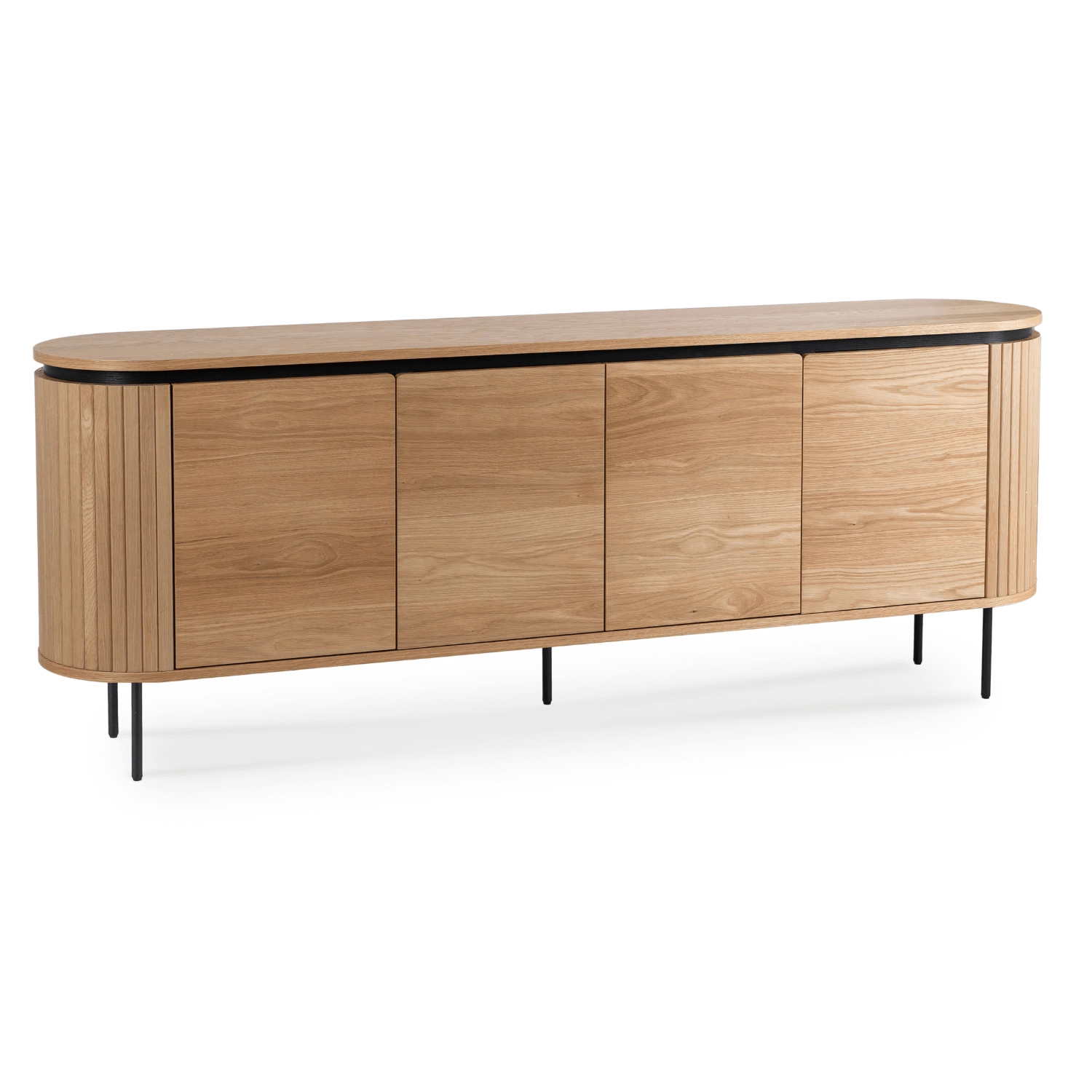 [ME.BECK/D/KOM200] BECK Kommode 200 cm, viertürig, Eiche