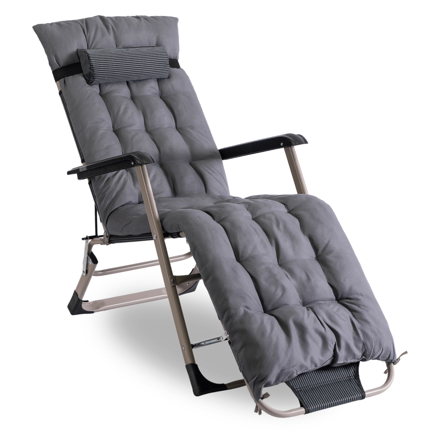 EDISON Grauer Gartensessel