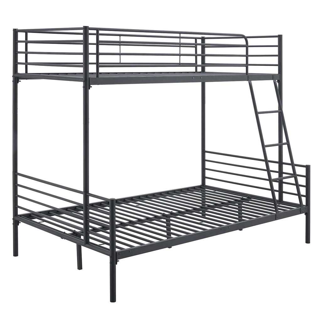 TRES Etagenbett 90x200 Jugend Schwarz 2in1