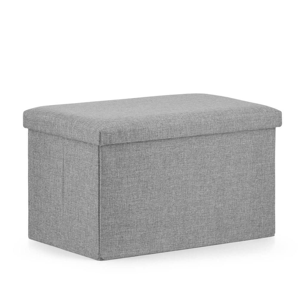 [model_15115_1] XL faltbarer Sitzhocker – 60x38x38cm grau
